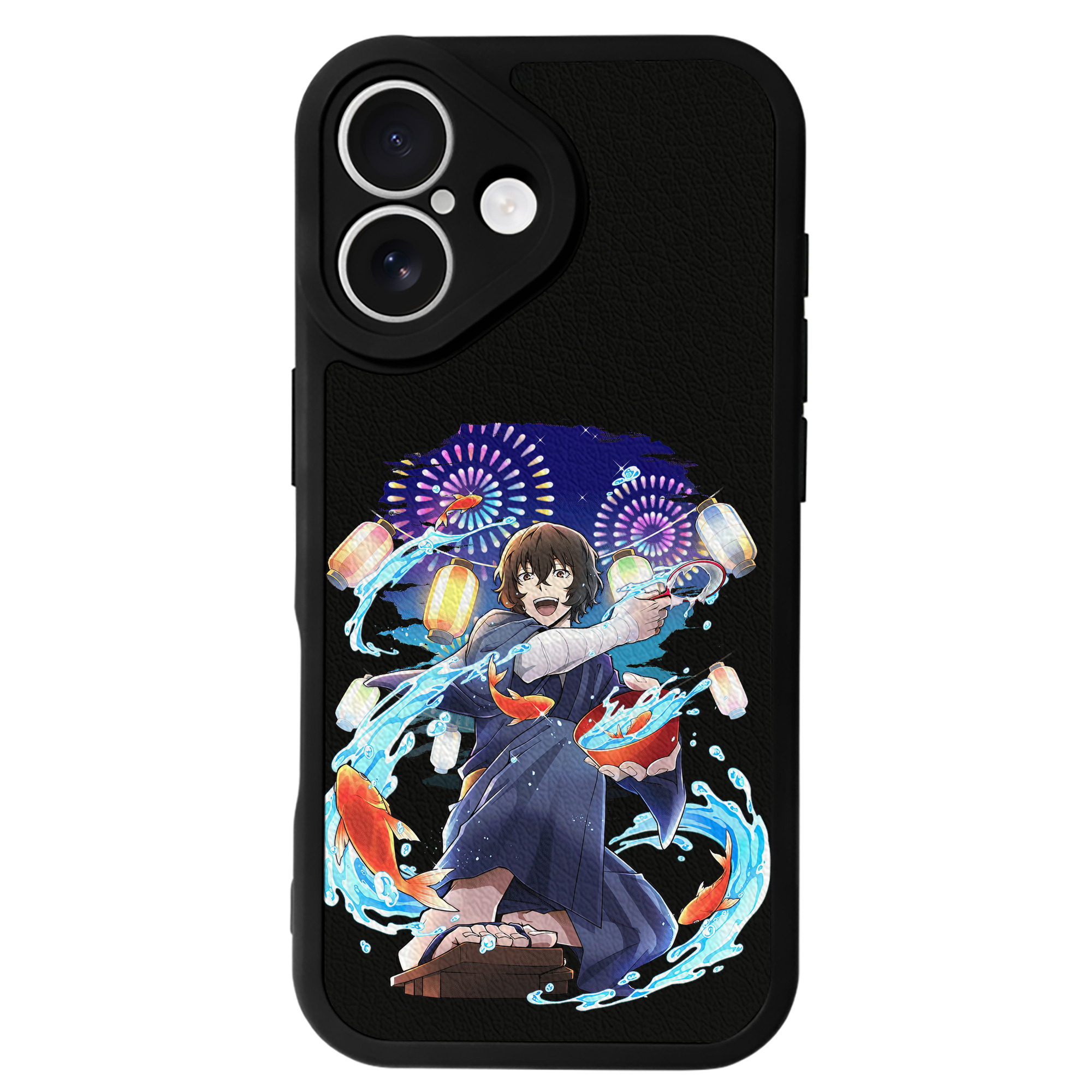 （画像用） 文豪ストレイドッグス Bungo Stray Dogs 【iPhone 16シリーズ対応】シリコンスマホケース（レザー調） 材質：シリコン